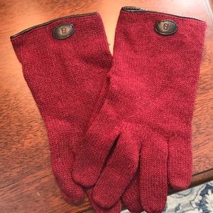 Fendi wool gloves